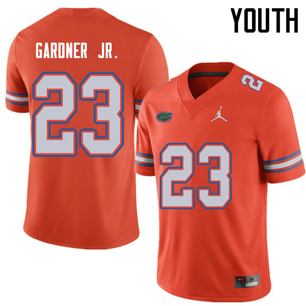Jordan Brand Youth #23 Chauncey Gardner Jr. Florida Gators College Football Jerseys Sale-Orange - Click Image to Close